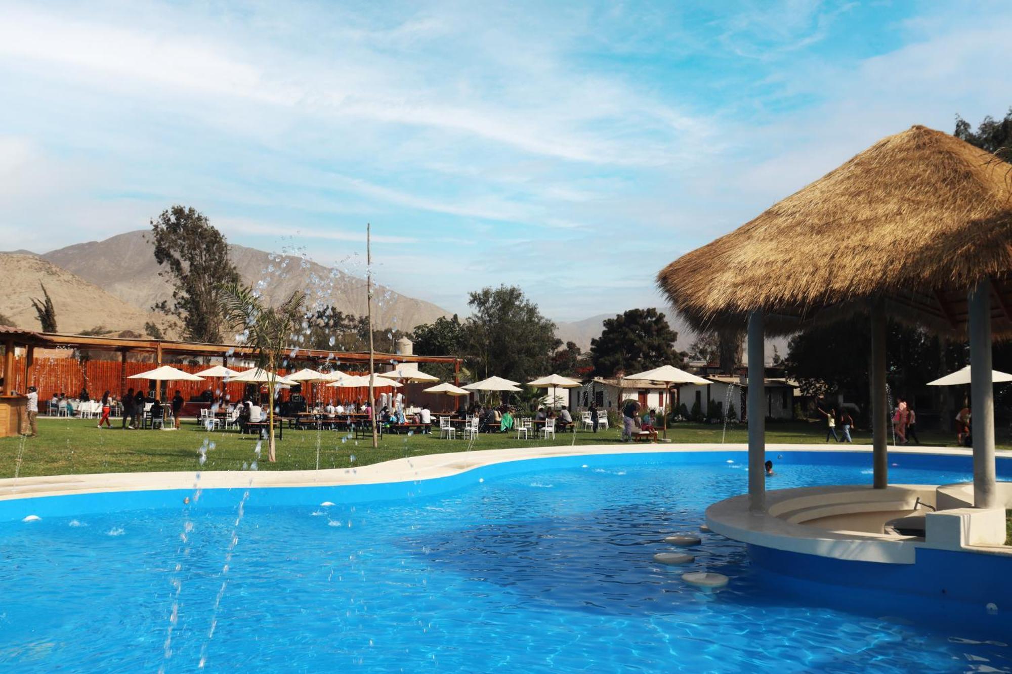 Los Andes - Restaurant & Bungalows Cieneguilla Kültér fotó