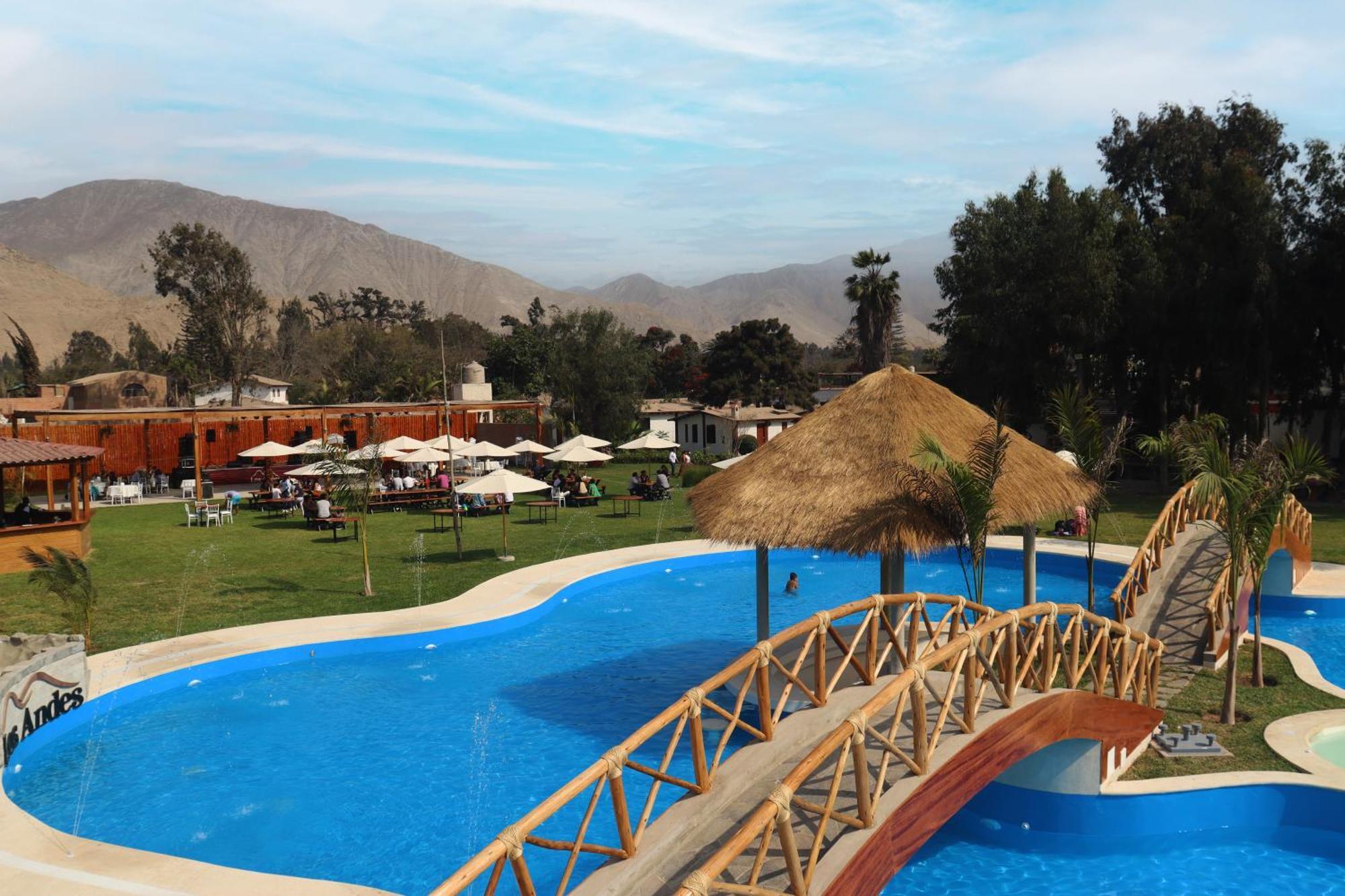 Los Andes - Restaurant & Bungalows Cieneguilla Kültér fotó